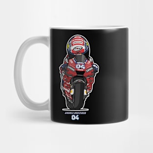 Andrea Dovizioso Cartoon Mug